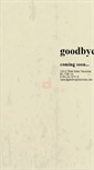 Mobile Screenshot of goodbyeproductions.com